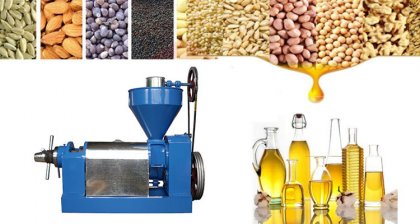 Pretreatment and properties of raw materials for oil press