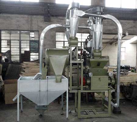 Application and production of small flour mill machine